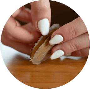 1. Öffnen Sie die Muschel