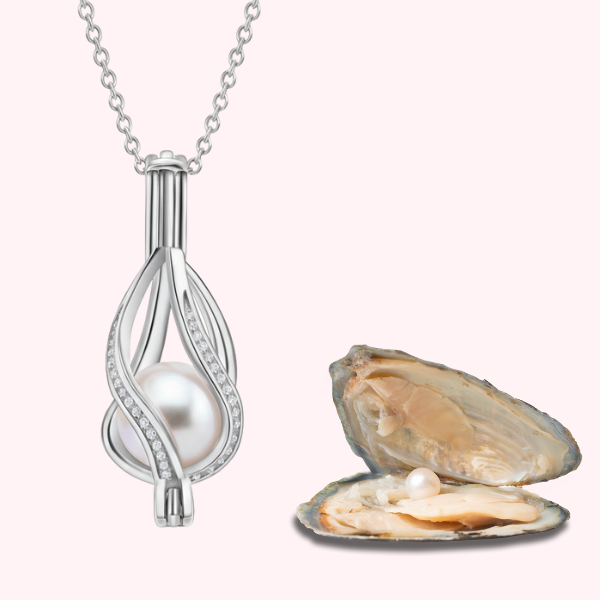 Mr. Pearl Drop Kette + Auster